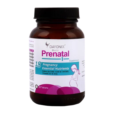 تصویر قرص مولتی پریناتال 1 دایونیکس فارما