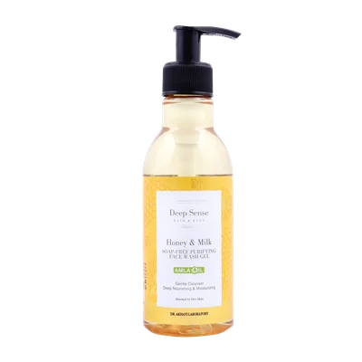 تصویر مایع دستشویی کرمی شیر عسل دیپ سنس