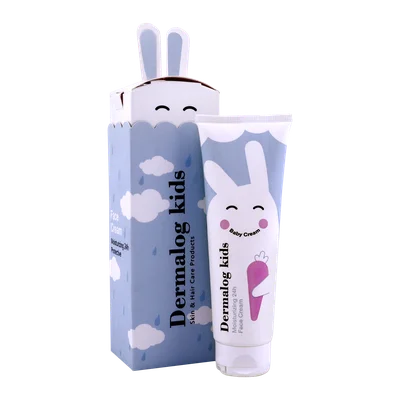 تصویر کرم مرطوب کننده صورت کودک درمالوگ کیدز