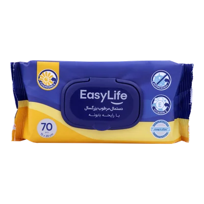 تصویر دستمال مرطوب بزرگسال ایزی لایف