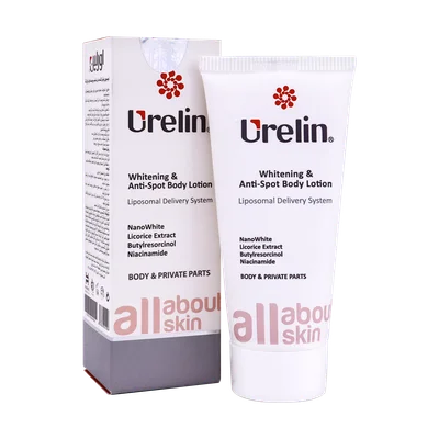 تصویر لوسیون روشن کننده و ضد لک بدن اورلین