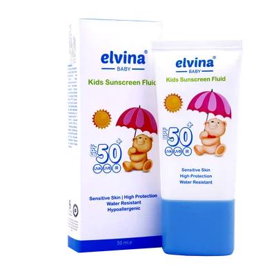 تصویر فلوئید ضد آفتاب کودک الوینا