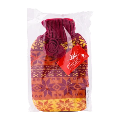 تصویر کیسه آب گرم امسیگ مدل HB202 Plus بافتنی رنگارنگ