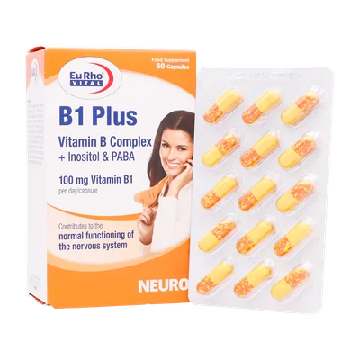 تصویر کپسول ویتامین ب1 پلاس یوروویتال
