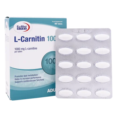 تصویر قرص ال کارنیتین 1000 یوروویتال