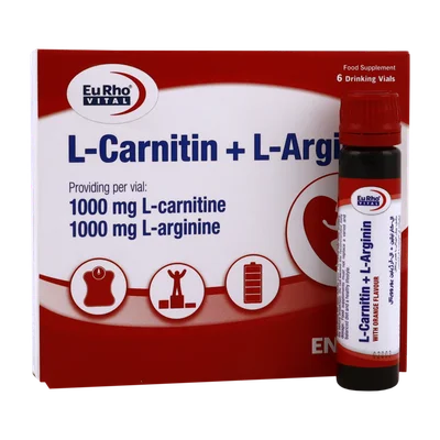 تصویر ویال ال کارنیتین و ال آرژنین یوروویتال