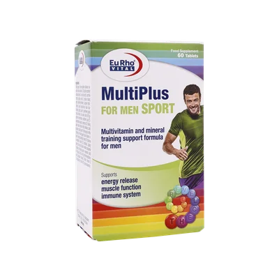 تصویر قرص مولتی پلاس فور من اسپرت یوروویتال