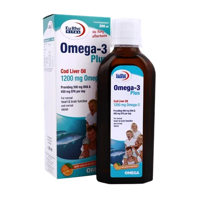 تصویر شربت امگا 3 پلاس یوروویتال