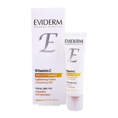 تصویر کرم روشن کننده پوست ویتامین سی اویدرم