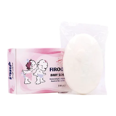 تصویر صابون بچه روغن گیاهی فیروز 100 گرمی