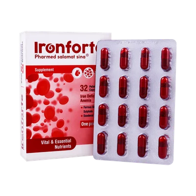 تصویر کپسول آیرون فورت فارمد سلامت سینا