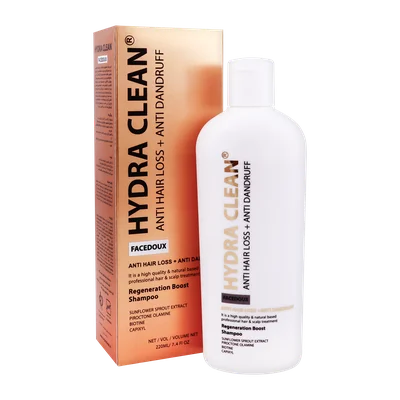 تصویر شامپو ضد ریزش و ضد شوره هیدراکلین فیس دوکس