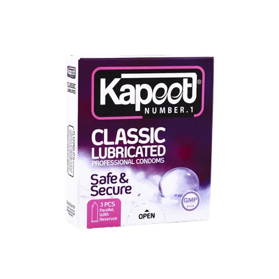 تصویر کاندوم کلاسیک کاپوت 3 عددی