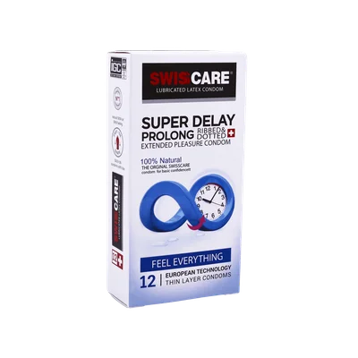 تصویر کاندوم فوق تاخیری سوئیس کر 12 عددی