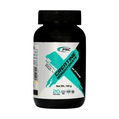 تصویر پودر کراتین مونوهیدرات پی ان سی 100 گرمی کارن