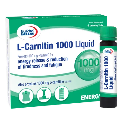تصویر ویال ال کارنیتین 1000 یوروویتال
