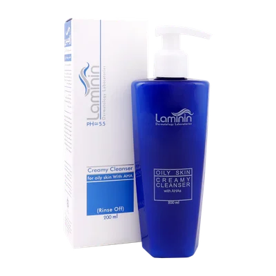تصویر کرم ژل پاک کننده پوست چرب لامینین 200 میلی لیتری