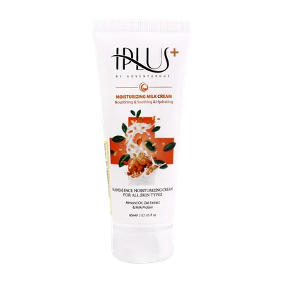 تصویر کرم آبرسان روغن بادام و جو دو سر آی پلاس 60 میلی لیتر