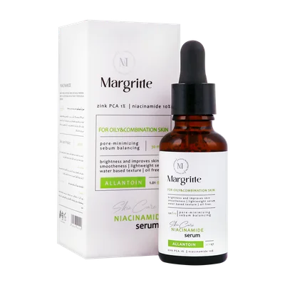 تصویر سرم نیاسینامید 10 درصد مارگریت پوست چرب