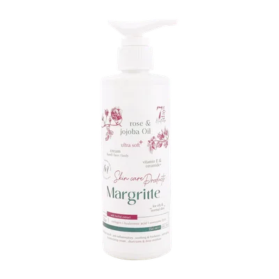 تصویر کرم مرطوب کننده گل رز و جوجوبا مارگریت