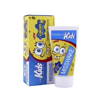 تصویر خمیر دندان ژله‌ای موزی کودک میسویک دندان و لثه حساس 