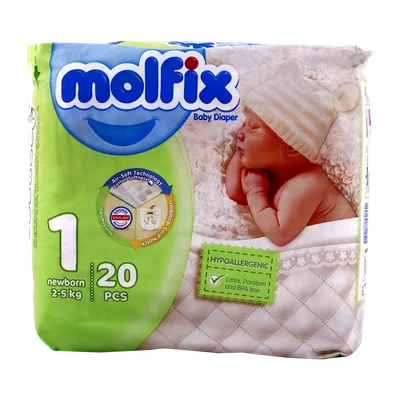 تصویر پوشک مولفیکس سایز 1