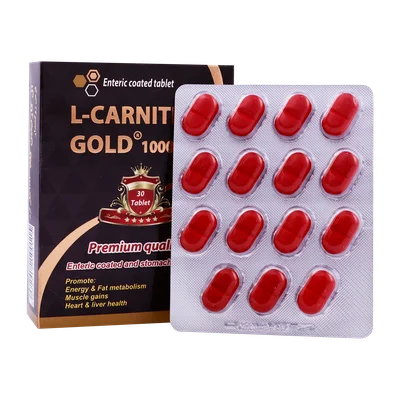 تصویر قرص ال کارنیتین گلد 500 مولتی نرمال