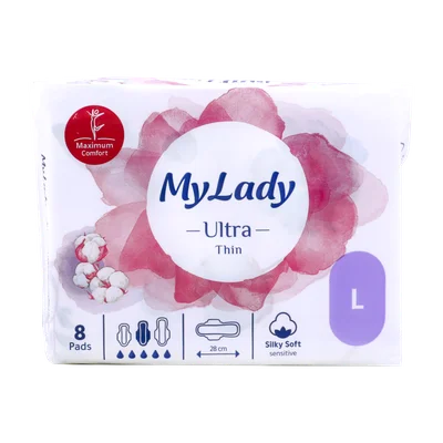 تصویر نوار بهداشتی اولترا خیلی نازک سایز بزرگ مای لیدی