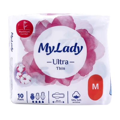 تصویر نوار بهداشتی اولترا خیلی نازک سایز متوسط مای لیدی