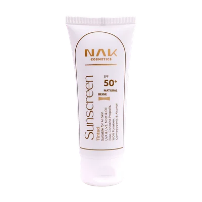 تصویر ضد آفتاب SPF50 رنگی مات ناک