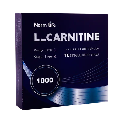 تصویر ویال ال کارنیتین 1000 نورم لایف