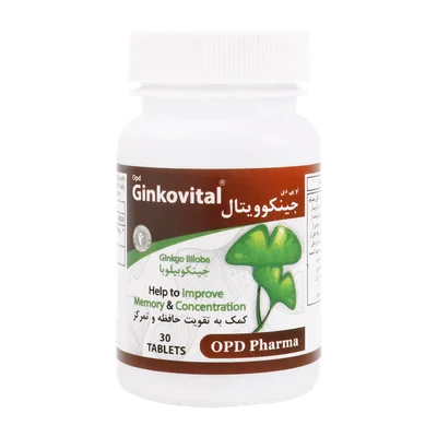 تصویر قرص جینکوویتال او پی دی فارما