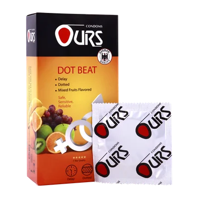 تصویر کاندوم تاخیری Dot Beat اورز 12 عددی