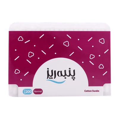 تصویر گوش پاک کن مکعبی پنبه ریز