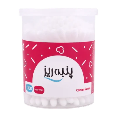 تصویر گوش پاک کن لیوانی پنبه ریز