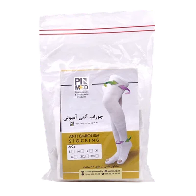 تصویر جوراب آنتی آمبولی بالای زانو پین مد بدون جعبه کد 6030