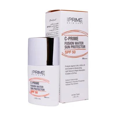تصویر فلوئید ضد آفتاب ویتامین سی SPF50 فیوژن واتر پریم