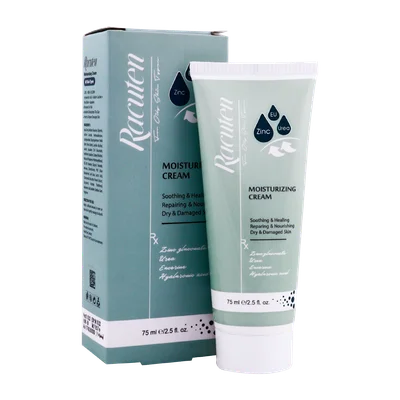 تصویر کرم مرطوب کننده راکوتن پوست خشک و آسیب دیده