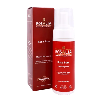 تصویر فوم پاک کننده پوست چرب و جوش دار رزا پیور رزالیا