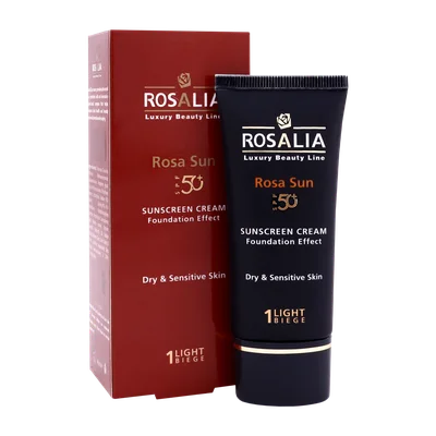 تصویر ضد آفتاب رنگی پوست خشک و حساس رزا سان رزالیا