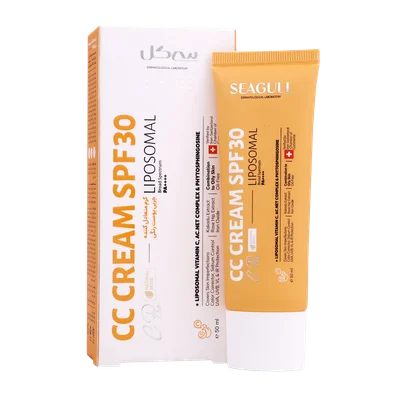 تصویر سی سی کرم متعادل کننده چربی پوست رنگی SPF30 سی گل