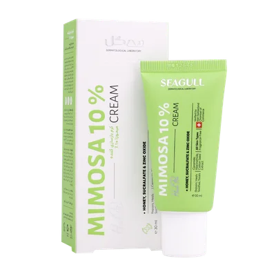 تصویر کرم ترمیم کننده کننده 10 درصد میموزا سی گل