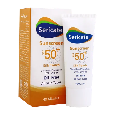 تصویر ضد آفتاب SPF50 سیلک تاچ سری کیت