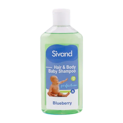 تصویر شامپو سر و بدن کودک بلوبری سیوند