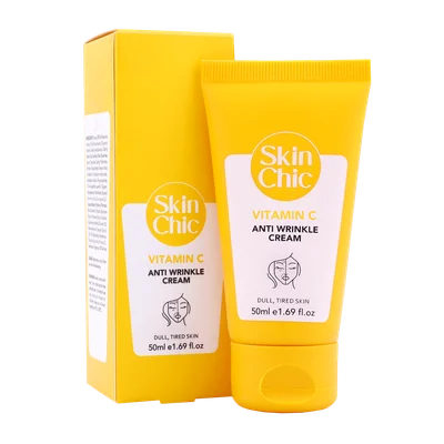 تصویر کرم ضد چروک ویتامین سی اسکین شیک
