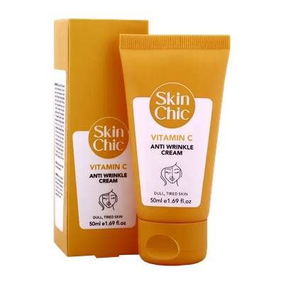 تصویر کرم ضد چروک ویتامین سی اسکین شیک