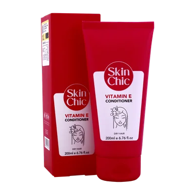 تصویر نرم کننده موهای خشک ویتامین ای اسکین شیک