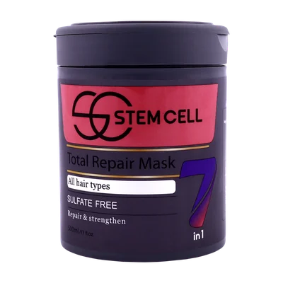 تصویر ماسک مو استم سل تقویت کننده موهای دارای وز 7 در 1