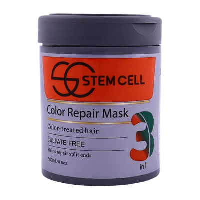 تصویر ماسک مو استم سل موهای رنگ شده 3 در 1