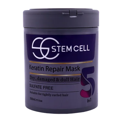 تصویر ماسک مو استم سل موهای خشک و آسیب دیده 5 در 1